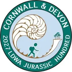 LDWA Jurassic Hundred 2027 logo
