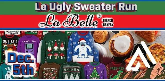 Le Ugly Sweater Run à LaBelle French Bakery logo