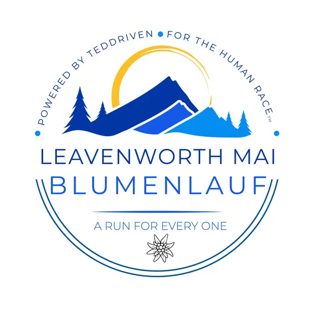 Leavenworth Mai BlumenLauf logo