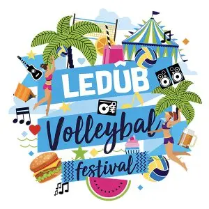 Ledûb Volleybal Festival 2027 logo