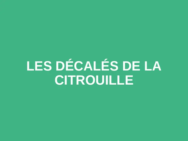 Les Décalés de la Citrouille logo