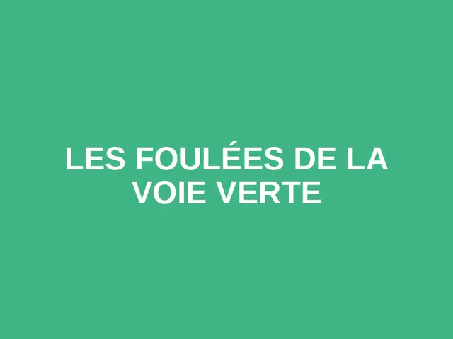 Les Foulées de la Voie Verte logo