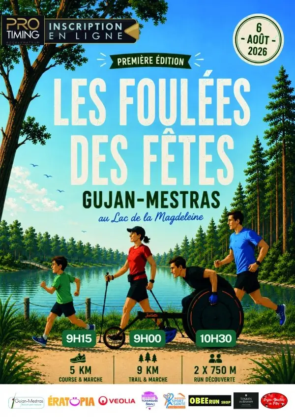 Les Foulées des Fêtes logo