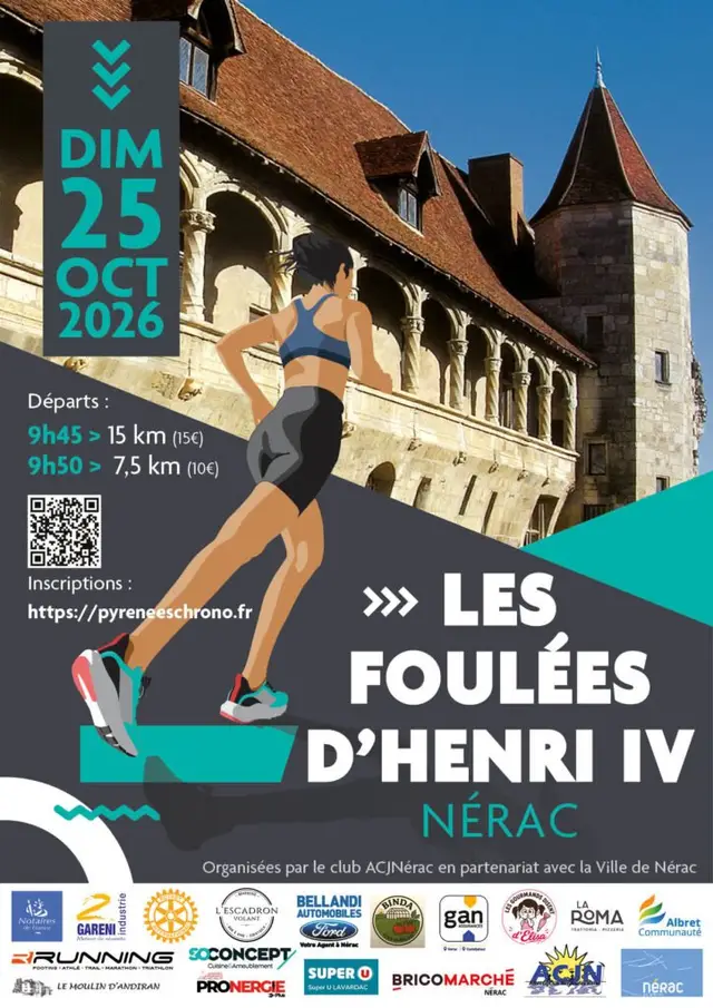 Les Foulées d’Henri IV logo