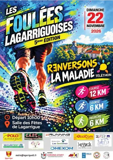 LES FOULÉES LAGARRIGUOISES logo