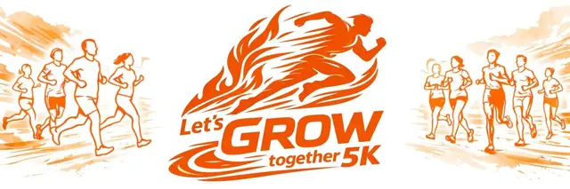 Let's Grow Together 5K - Powered by CRECE logo