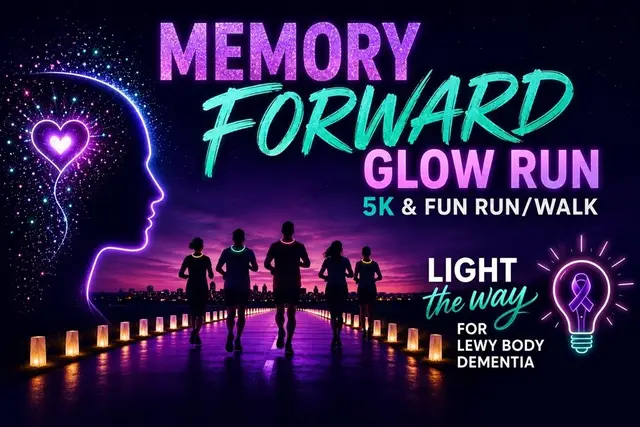 Light The Way for Lewy Body Dementia Glow Run logo