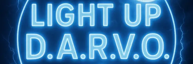Light Up DARVO logo