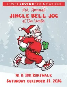Jingle Bell Jog 5k/10k Run-Walk at Dos Vientos logo