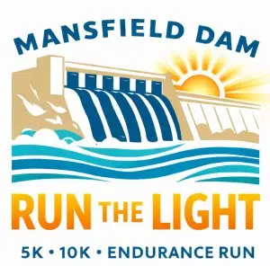Mansfield Dam Run the Light 5K, 10K, Endurance Run logo