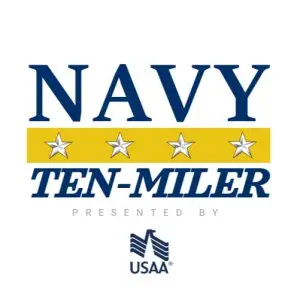 Navy Ten-Miler Presented by USAA logo