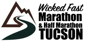 WICKED FAST MARATHON & HALF MARATHON TUCSON, ARIZONA logo