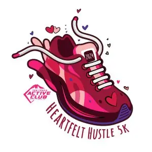 Ten Trails Active Club Heartfelt Hustle logo