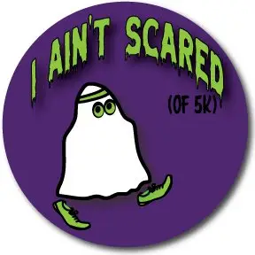 I Ain't Scared (of 5k) logo