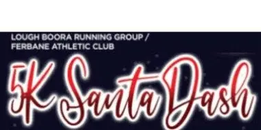 Lough Boora santa Dash 5k 2026 logo