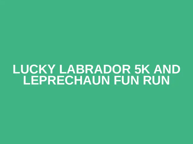 Lucky Labrador 5K and Leprechaun Fun Run logo