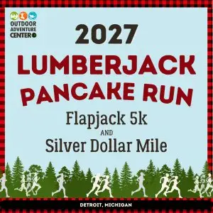 Lumberjack Pancake Run logo