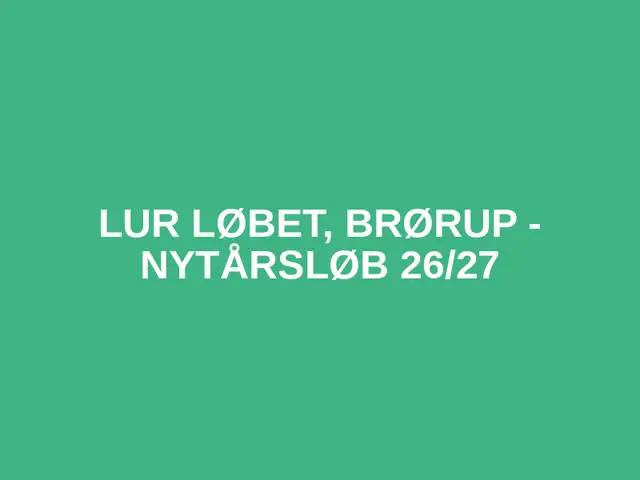 Lur Løbet, Brørup - Nytårsløb 26/27 logo