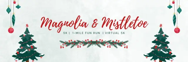 Magnolia & Mistletoe 5k logo