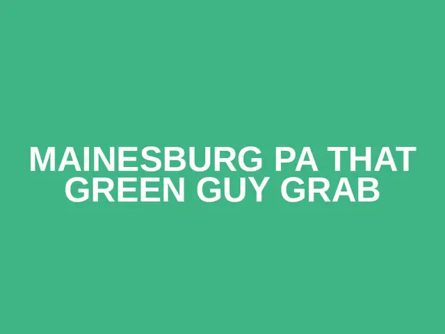 Mainesburg PA That Green Guy Grab logo