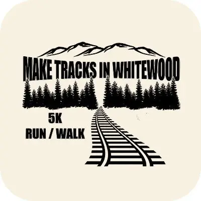 Make Tracks in Whitewood 5K logo