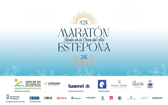 MARATÓN DE ESTEPONA JARDIN DE LA COSTA DEL SOL logo
