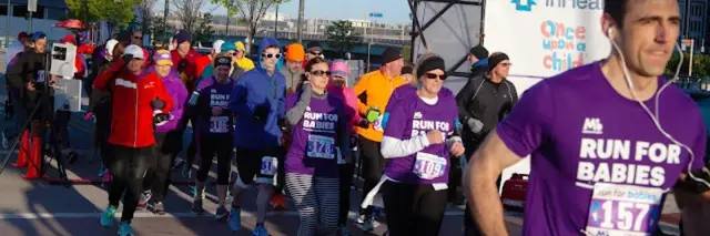 March of Dimes Run for Babies logo