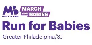 March of Dimes Run for Babies logo