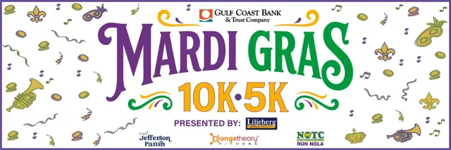 Mardi Gras 10K/5K logo