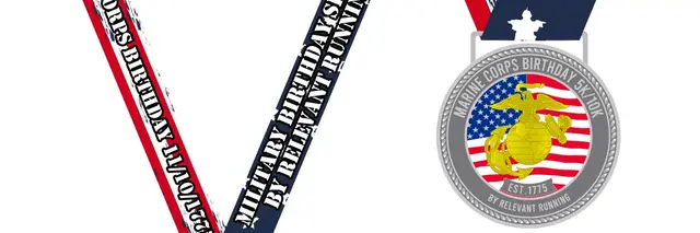 Marine Corps Birthday "Live Virtual" 5k/10k logo