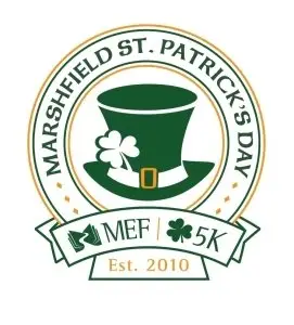 Marshfield St. Patrick's Day 5k logo