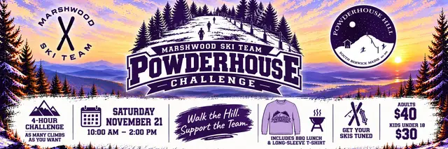 Marshwood Ski Team/Powderhouse Challenge! logo
