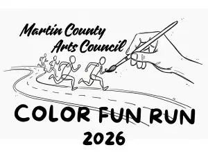 Martin County Arts Council Color Fun Run logo