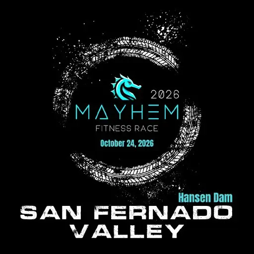 MAYHEM Fitness Race San Fernando Valley logo