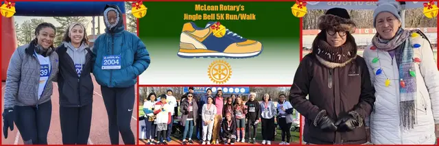 McLean Rotary's Jingle Bell 5K Run/Walk logo