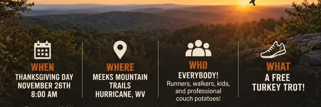 Meeks Mountain Trails Turkey Day Turkey Trot logo