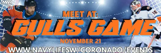 Meet at: Gulls Game logo