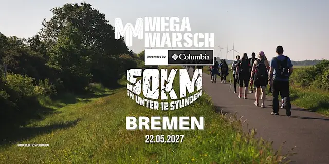 Megamarsch 50/12 Bremen 2027 logo