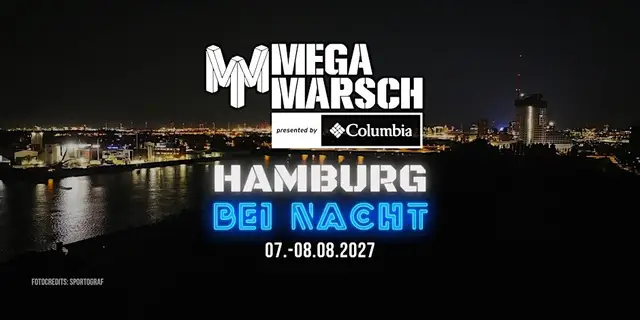 Megamarsch 50/12 Hamburg bei Nacht 2027 logo