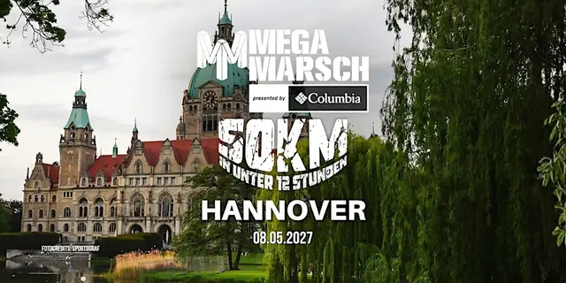 Megamarsch 50/12 Hannover 2027 logo