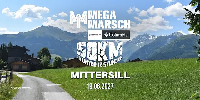 Megamarsch 50/12 Mittersill 2027 logo