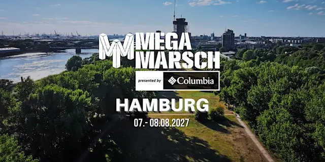 Megamarsch 75/18  Hamburg 2027 logo