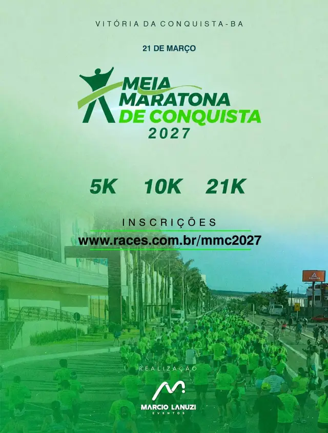 MEIA MARATONA DE CONQUISTA 2027 logo
