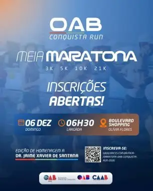 Meia Maratona OAB Conquista Run 2026 logo