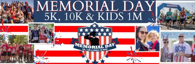 Memorial Day 5K, 10K & Kids 1 Mile Run/Walk logo