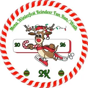 Mena Winterfest Reindeer Fun Run/Walk logo