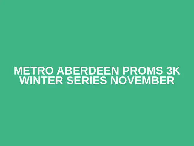Metro Aberdeen Proms 3K Winter Series November logo