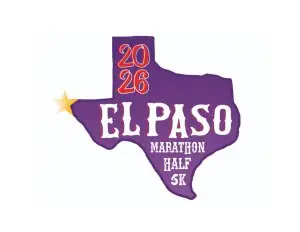 Michelob Ultra El Paso Marathon, Raiz Federal Credit Union Half Marathon, and Spine & Rehab Specialists 5K Run/Walk logo