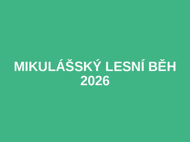 MIKULÁŠSKÝ LESNÍ BĚH 2026 logo