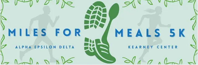 Miles for Meals 5K (AED x Kearney Center) logo